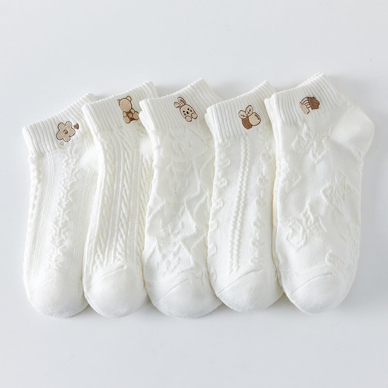 Polyester Cotton Versatile Men's And Women's Socks